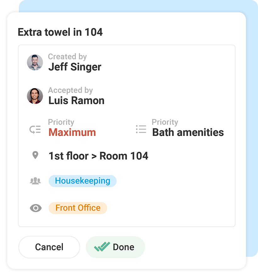 hotelkit Guest Request
