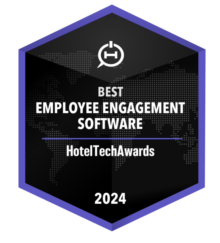 HTR badge - hotelkit best employee enagegement software
