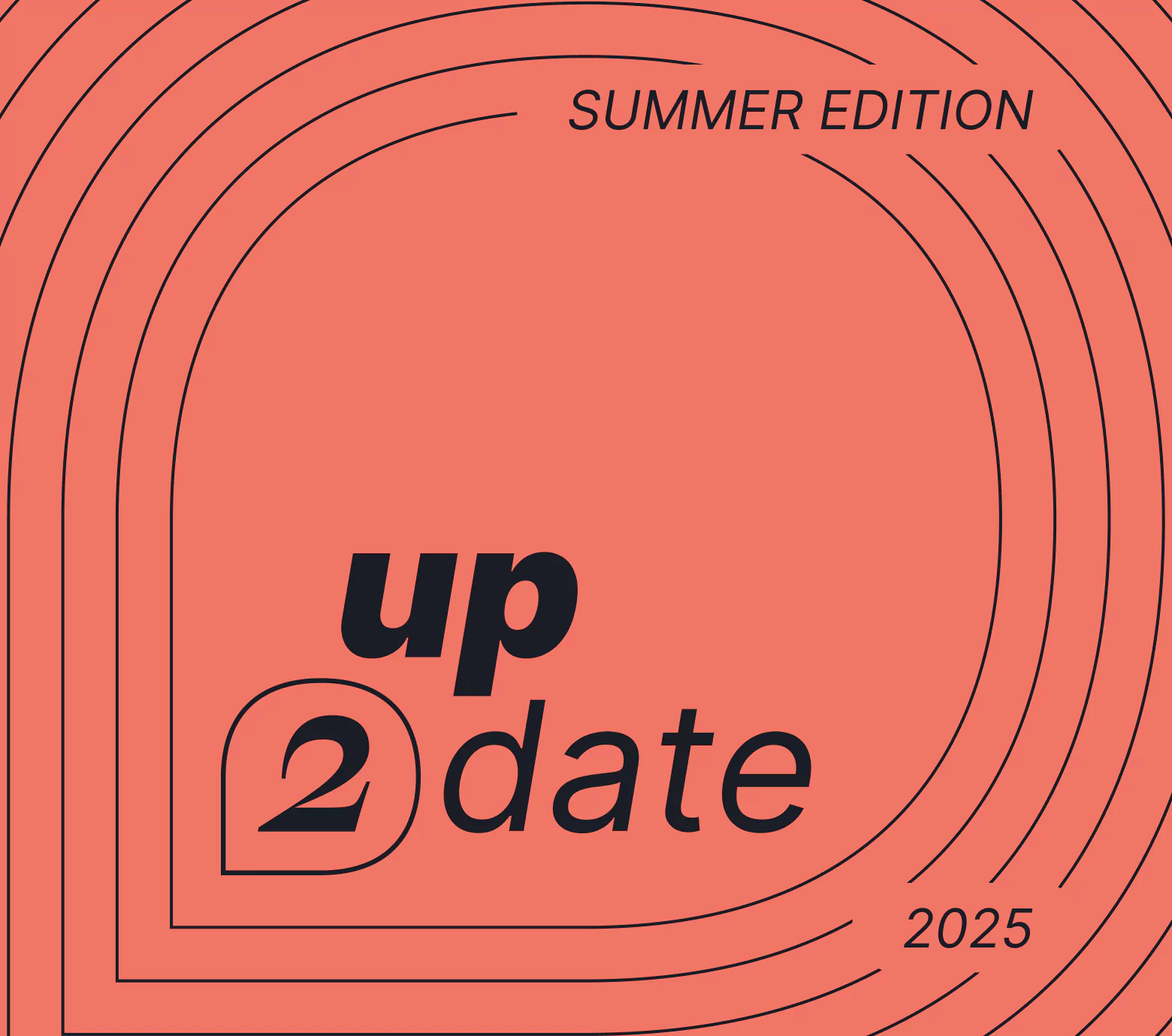 red background with text saying up2date summer edition